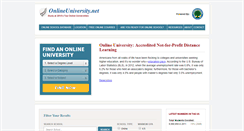 Desktop Screenshot of onlineuniversity.net