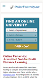 Mobile Screenshot of onlineuniversity.net